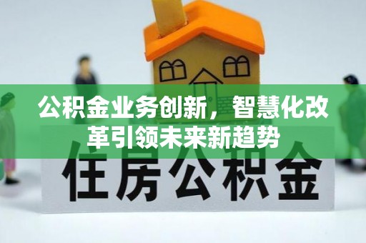 玉溪公积金业务创新，智慧化改革引领未来新趋势